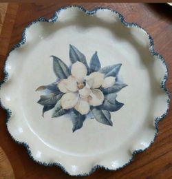 Casey pottery plate