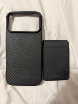 Ridge Carbon Fiber Phone Case and Wallet Bundle