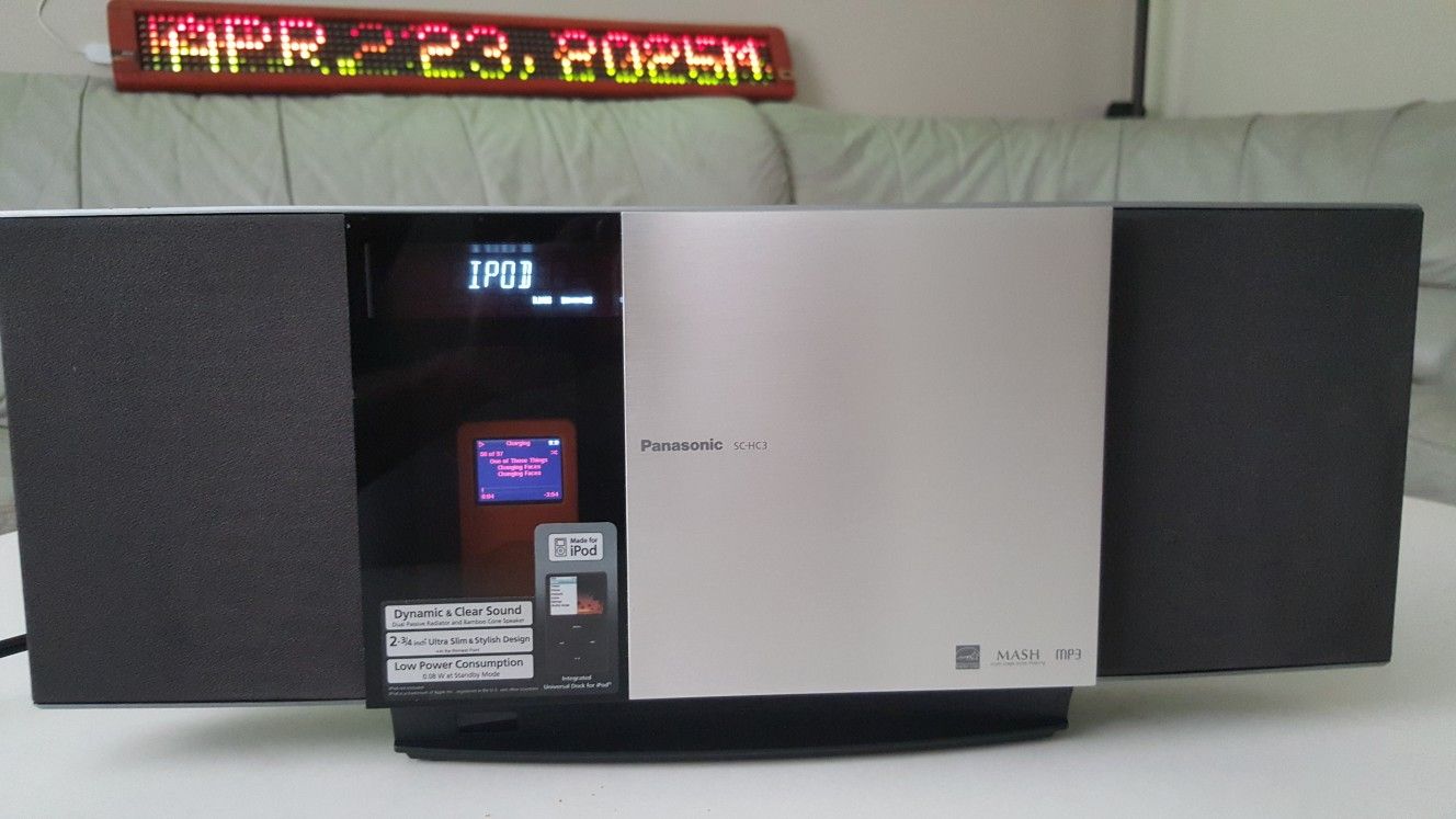 Panasonic CD & iPod Player with Motorize doors