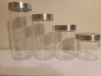 Glass Canister Set