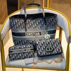 WOMEN'S ELEGANT PURSE SET of THREE