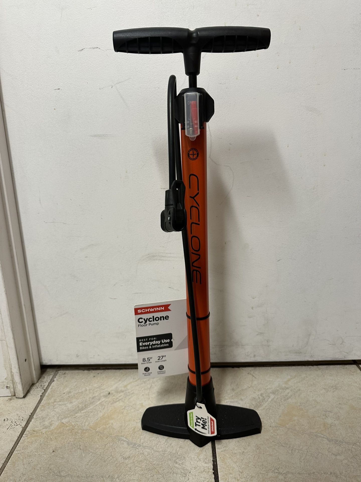 Brand New Schwinn Cyclone Bike Pump