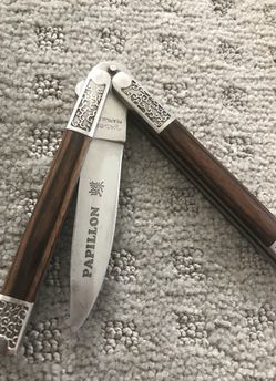 Butterfly Knife Balisong Rosewood Wood Handle