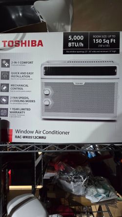 Toshiba 5000Btu window air conditioner