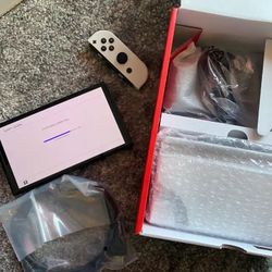 Nintendo Switch (OLED Model) - 64 GB Internal Storage with White Joy-Con, 3 days of purchase