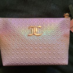NEW Juicy Couture Pink Cosmetic Travel Bag
