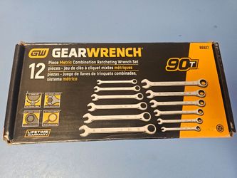 Gearwrench 90-Tooth Combination Ratcheting Wrench Tool Set (12-Piece) 86927 $100 OBO