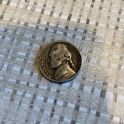 1943 Nickel Mint Error Mistake (Collectible)