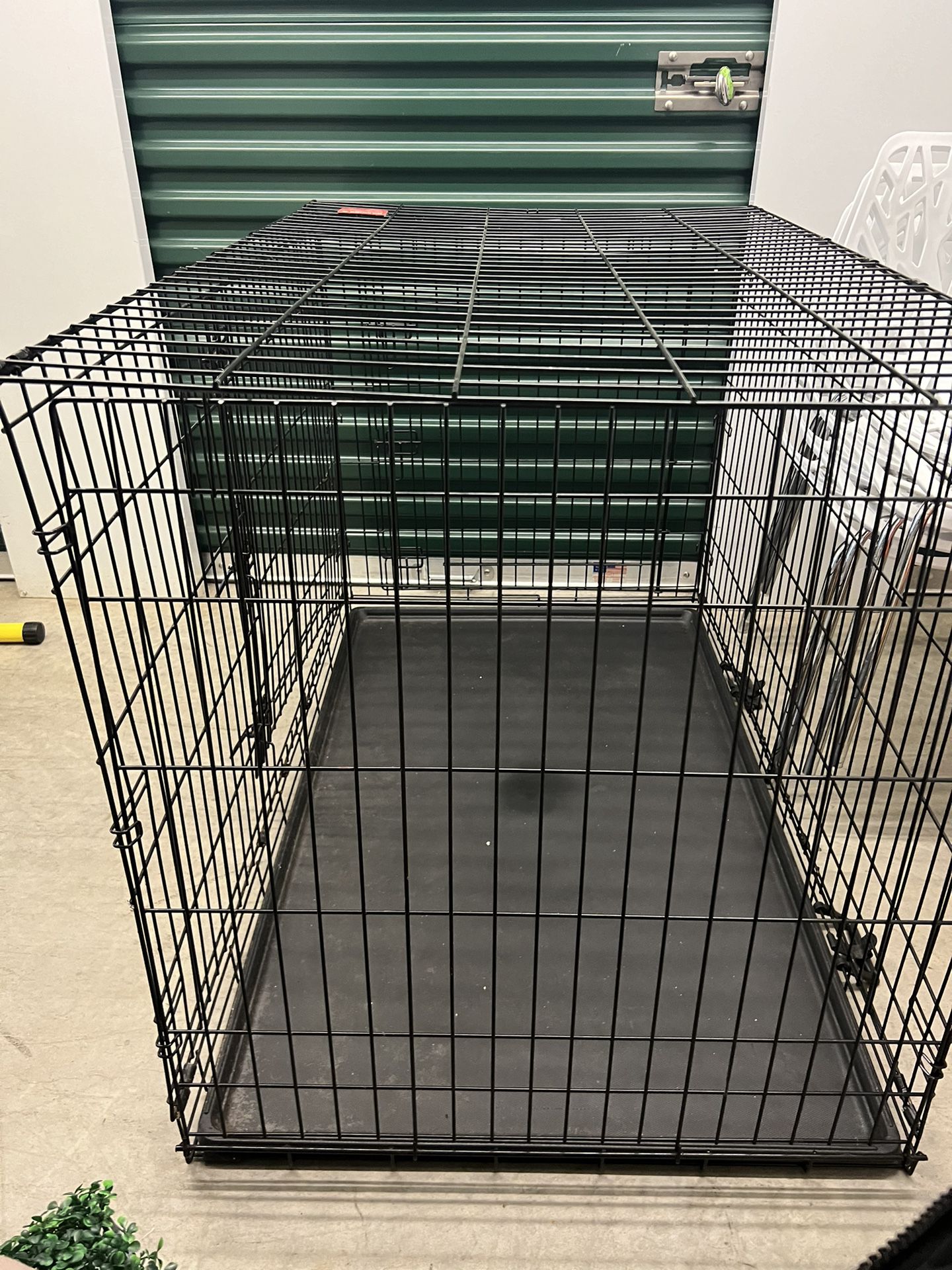 Large Foldable Dog Crate With Dividers 
