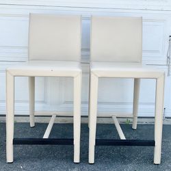 CRATE & BARREL FOLIO COUNTER STOOLS