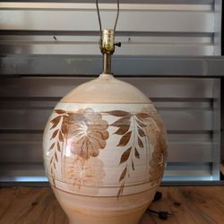 Large Vintage Mid Century Ceramic Table Lamp