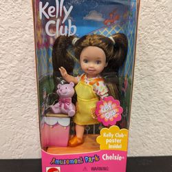 Amusement Park Chelsie Doll Kelly Club With Bear 2000 NIB 29200 Vintage Mattel Barbie
