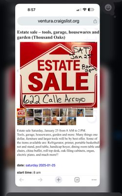 Estate Sale