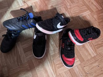 Tenis Nike Talla 3, Fila Talla 5, Tachones Adidas 4.5