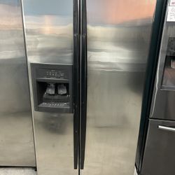 Stainless Side By Side Refrigerator 