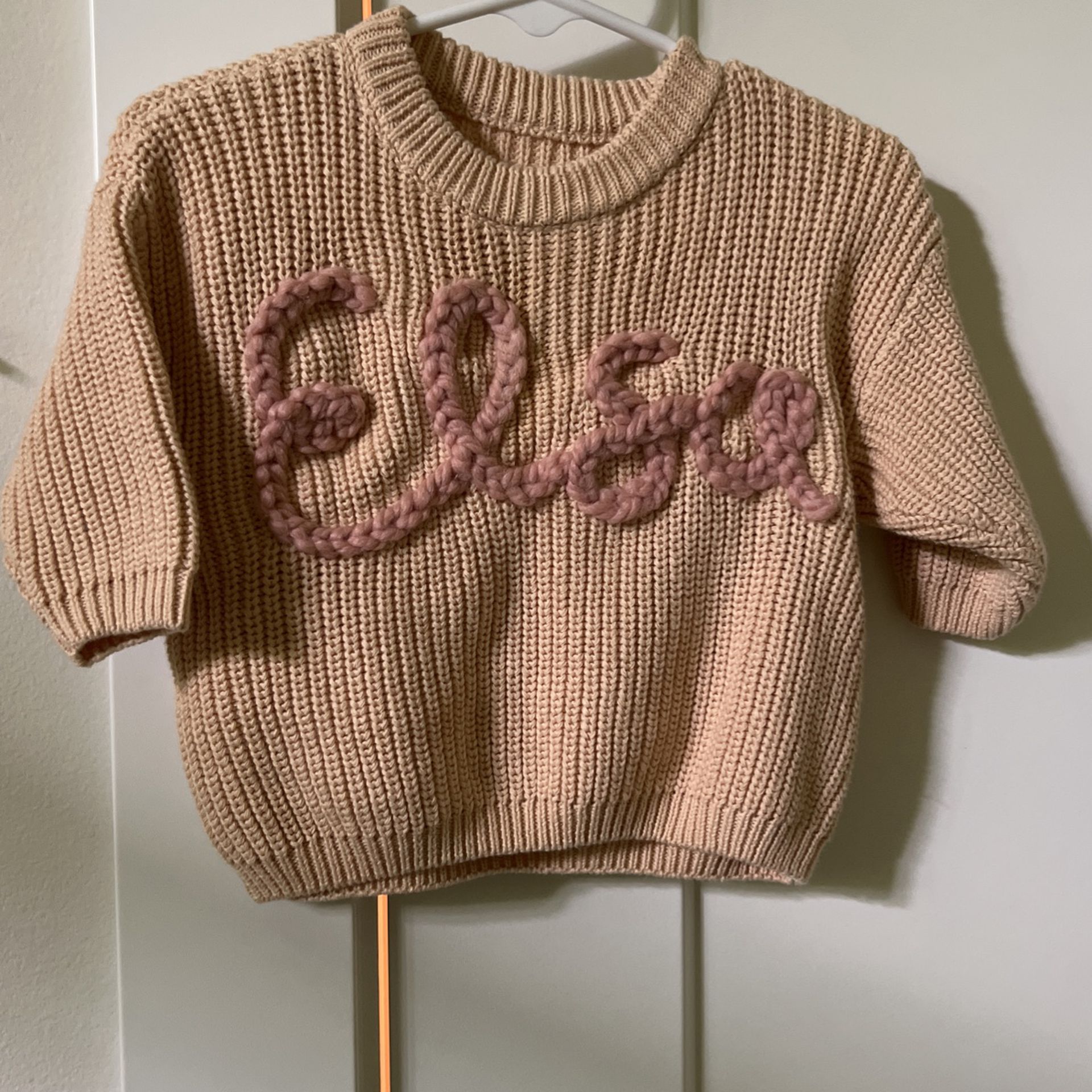 Personalized Baby Girl Sweater 