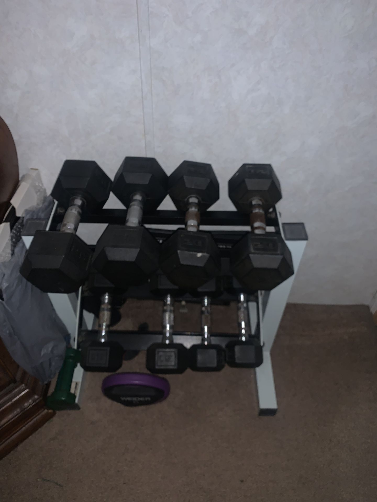 dumbbell set