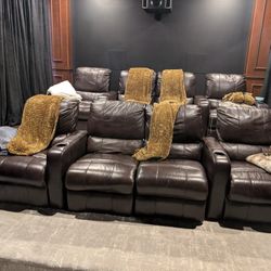 Brown Sectional Couch (1 Sold)