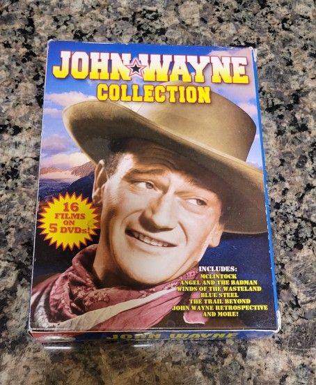 John Wayne Collection - 16 Movies (DVD, 2005, 5-Disc Set) Sealed