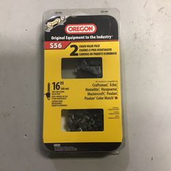 Oregon 16 Inch Chainsaw 2Pack