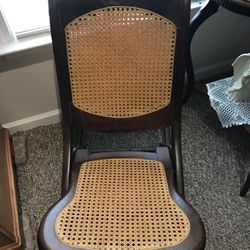 Folding Wood Rocking Chair