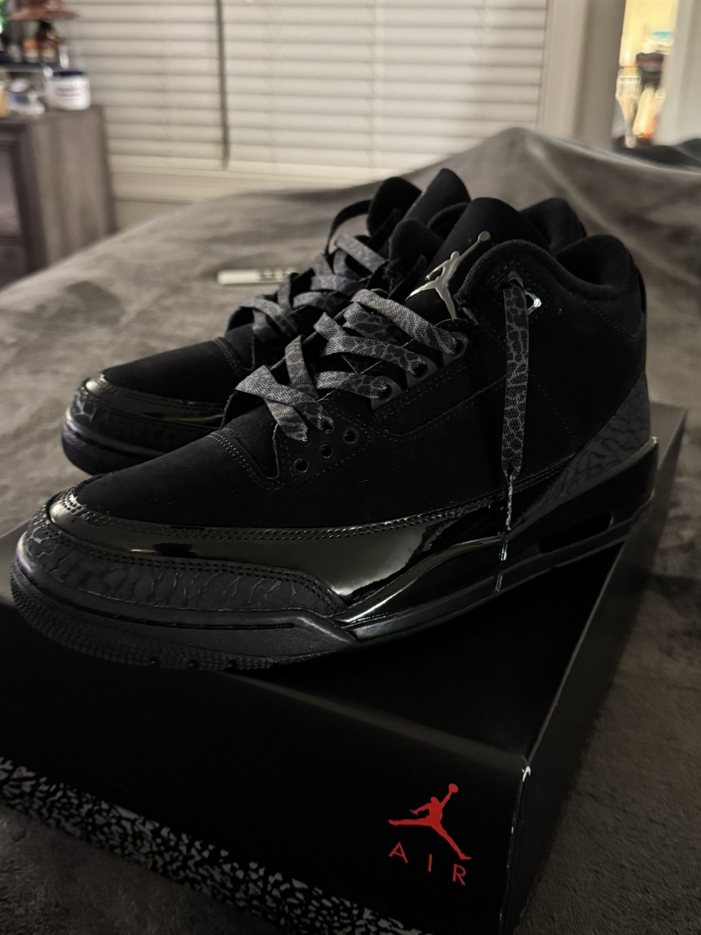 Jordan 3 Black Cat Size 8.5