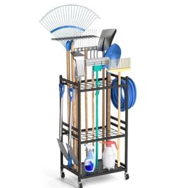 Tool Organizers and Storage: Our garden tool organizer is a versatile solution for decluttering your space. The DAOUTIME garden tool holder features 3