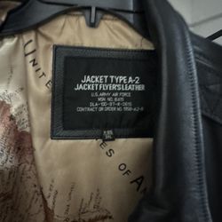 Leather Bombers Jacket