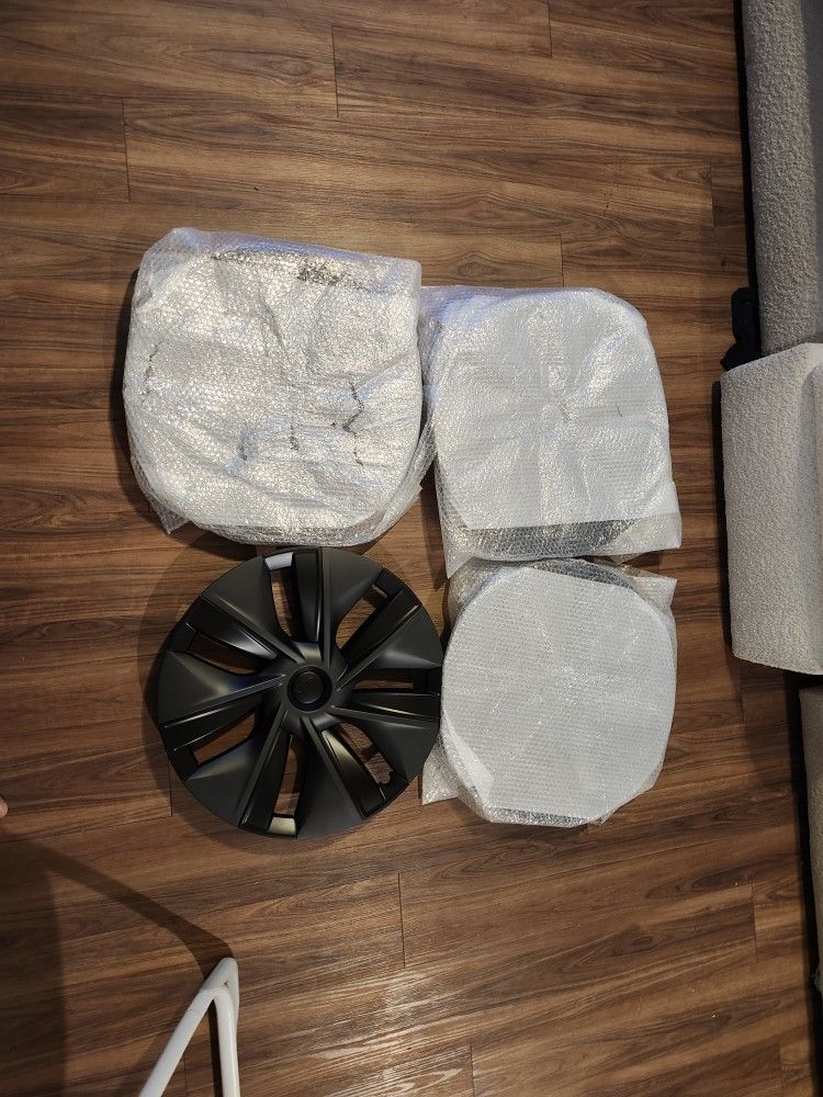Tesla hubcaps