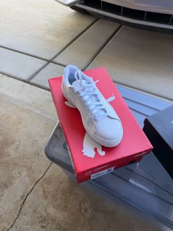 Puma Smash White Low-Top Sneakers