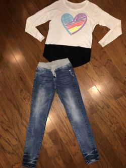 Sz 12 JUSTICE Outfit (2 Pieces)