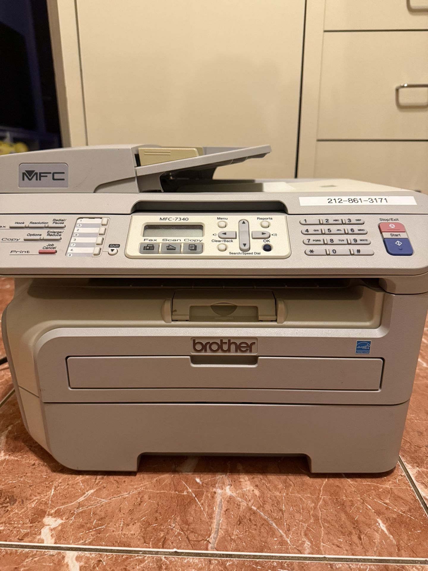 Brother MFC-7340 All-in-One Laser Printer Copier Scanner