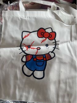 Hello Kitty CHUCKY theme plush and bag