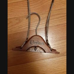 Vintage Union Folding Travel Clothes Hanger 
