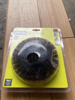 RYOBI Hard Bristle Round Brush