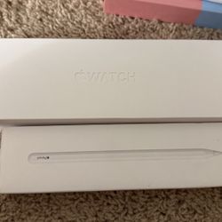 Empty Apple Watch And Pencil Boxes 
