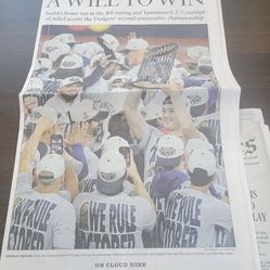 LOS ANGELES DODGERS 2025 WORLD SERIES CHAMPS . 11/03/25 . NEW ,, COMPLETE