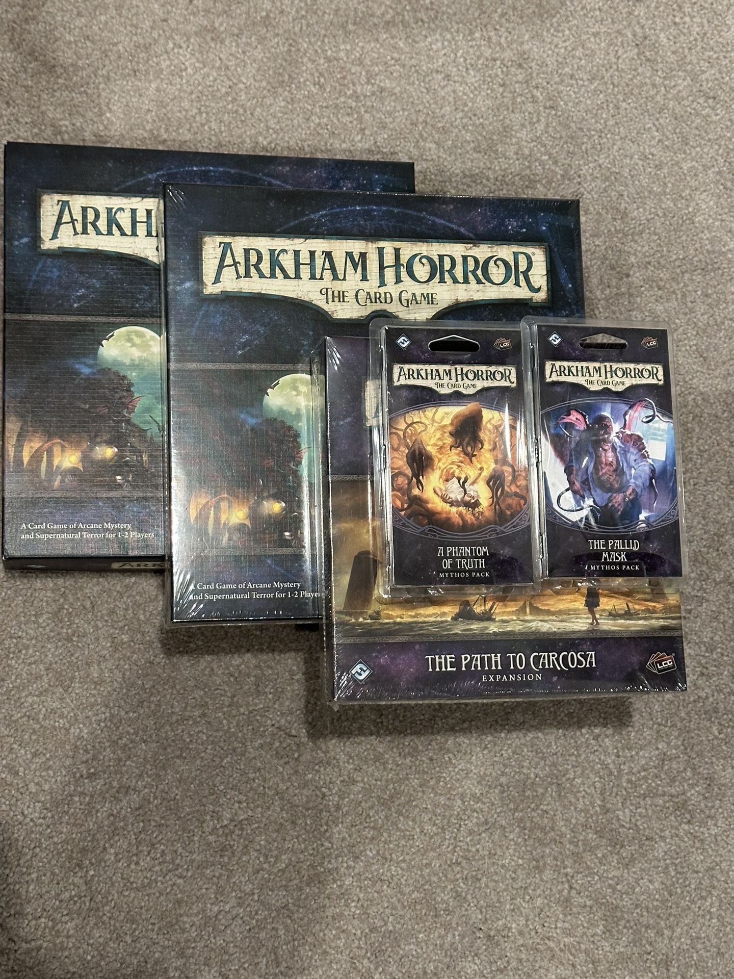 Arkham Horror The Card Game Bundle New Sealed Arkham Horror The Card Game Bundle New Sealed