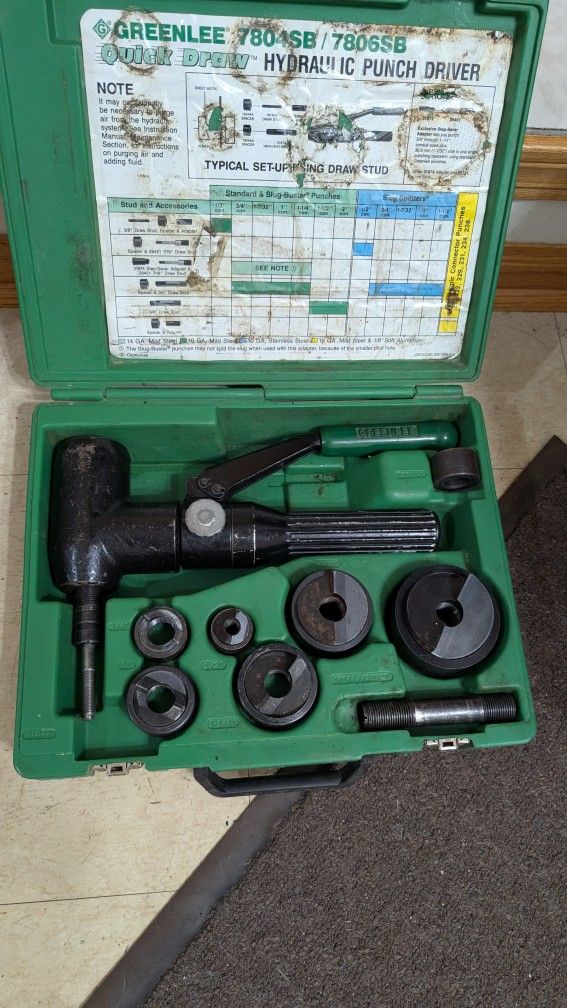 Greenlee 7906SB Slug Buster Quick Draw 90 Hydraulic Punch Drive 1/2" to 2"