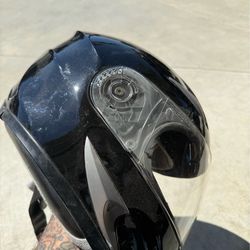 Street bike full face helmet
