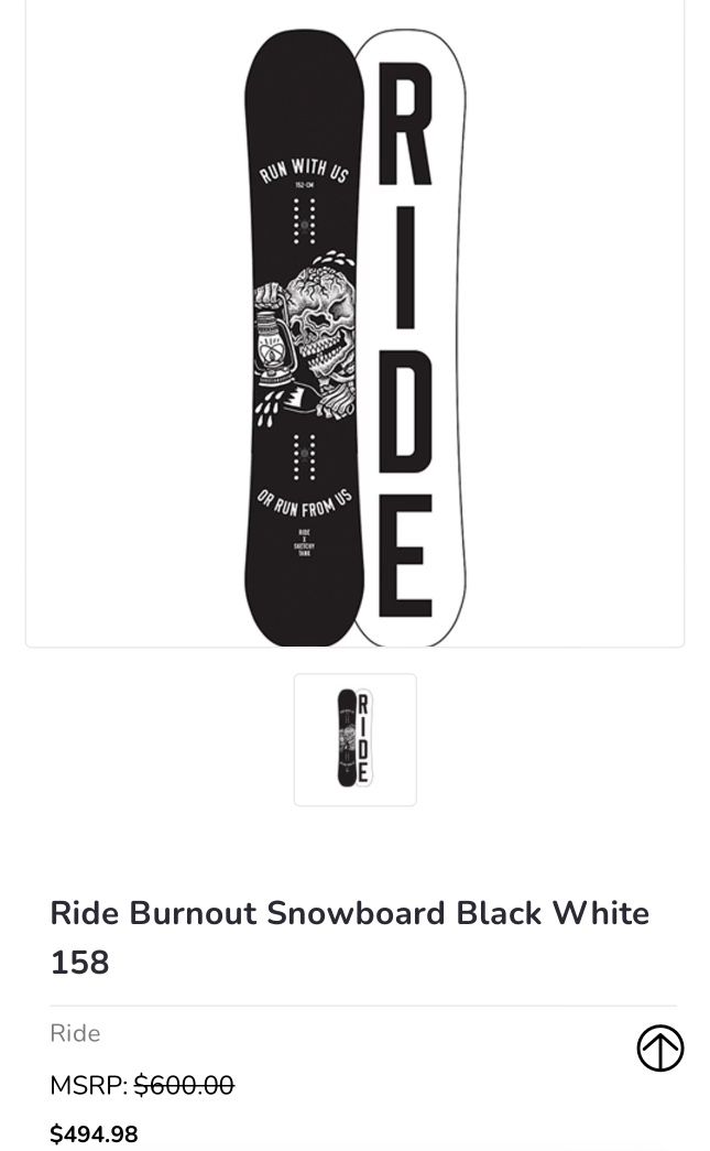 ride burnout snowboard Herren Snowboard, 152 Sports & Outdoors end twin for an intermediate to advanced rider looking to avoid the stress and frustration commonly associated with riding the same old high RIDE Burnout 2025 Men's snowboards