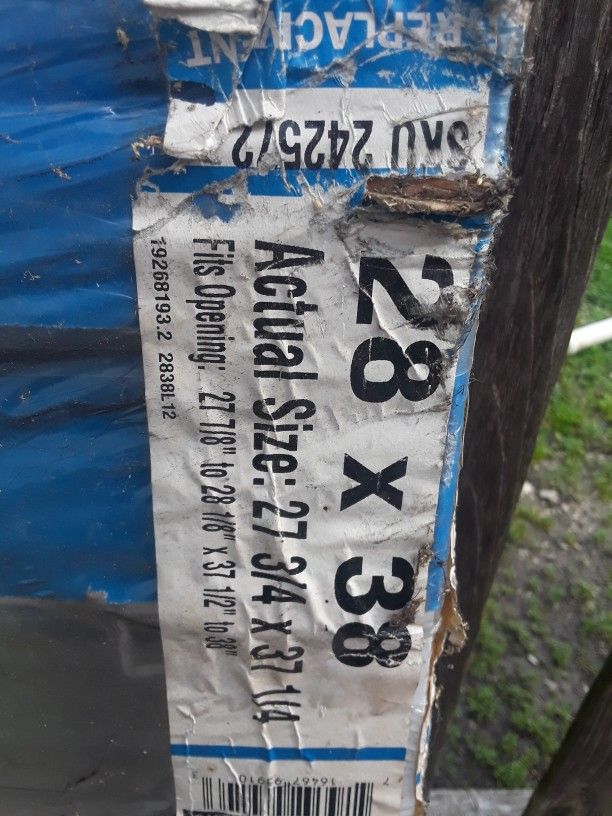 28 By 32 New In Wrapping Unused Window USA Made