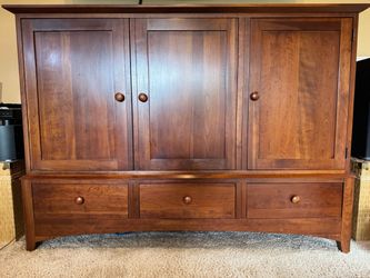 Ethan Allen Media Cabinet in Cherry Finish