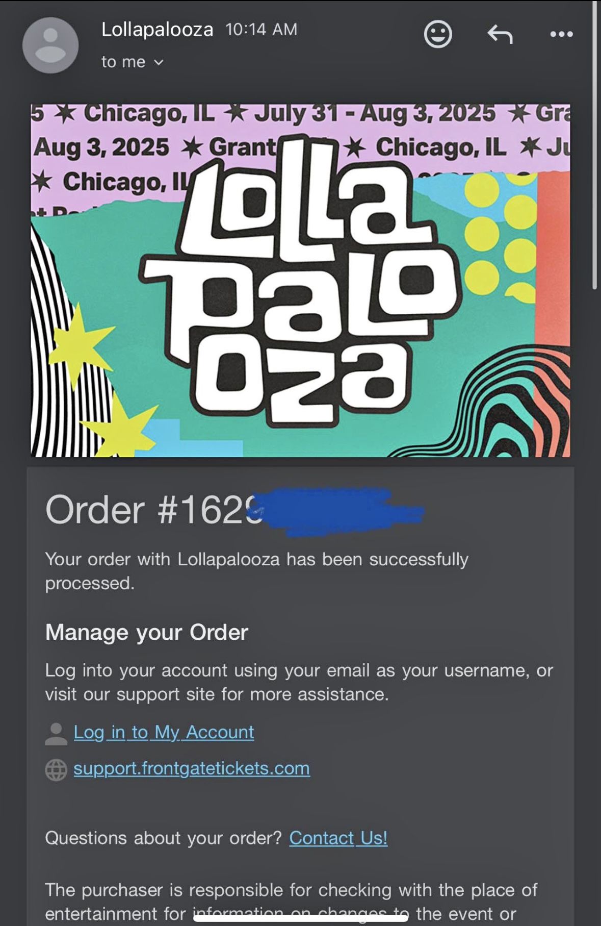 3 4-Day VIP Lollapaloza