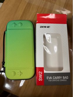 Switch 2 carrying case and controller charging dock