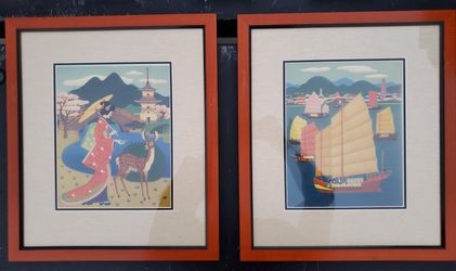PRESIDENT S.S. COOLIDGE CRUISE LINE, 1941 MENU FRAMED ARTWORK - FOUR
