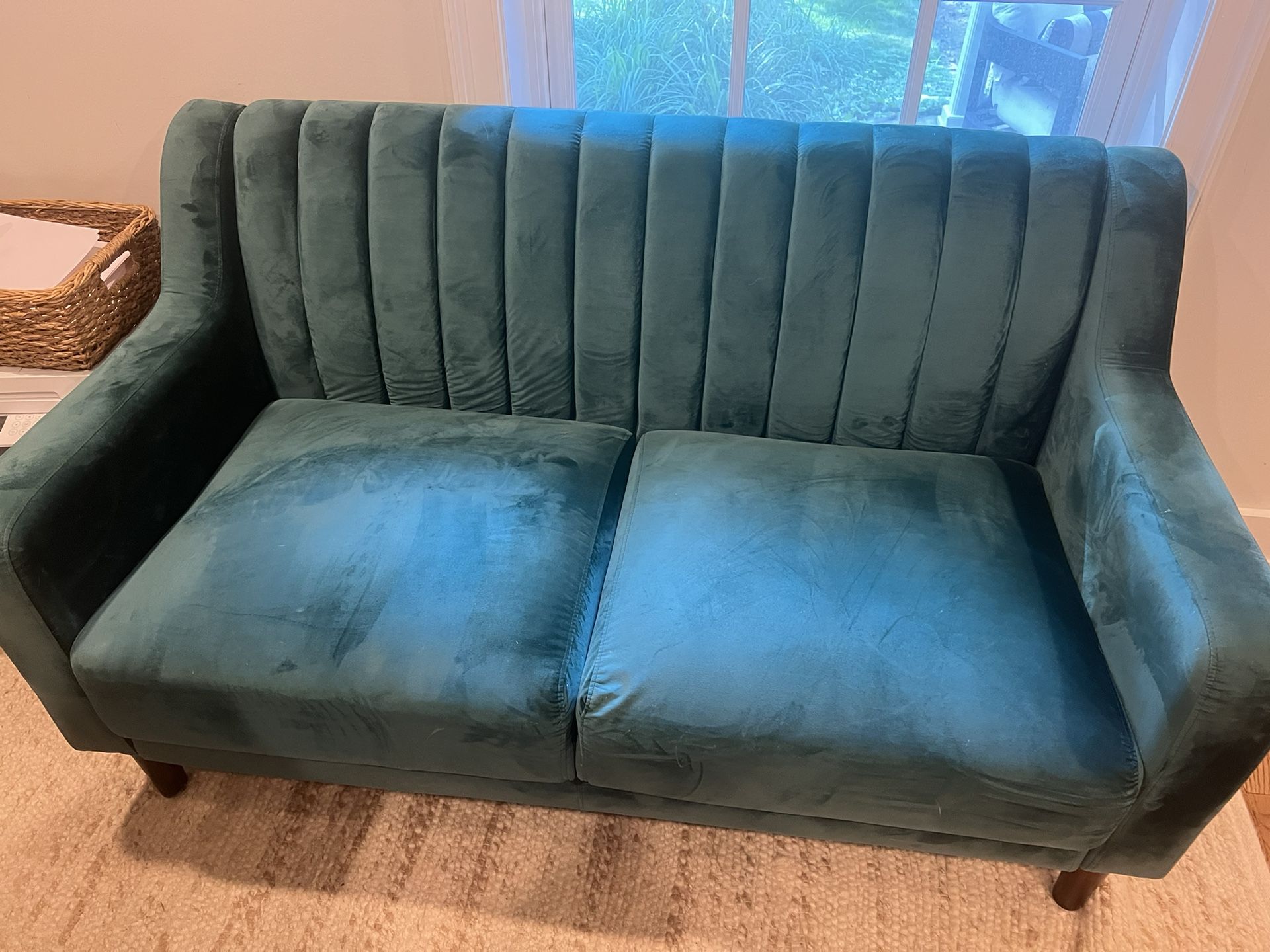Green Velvet Couch