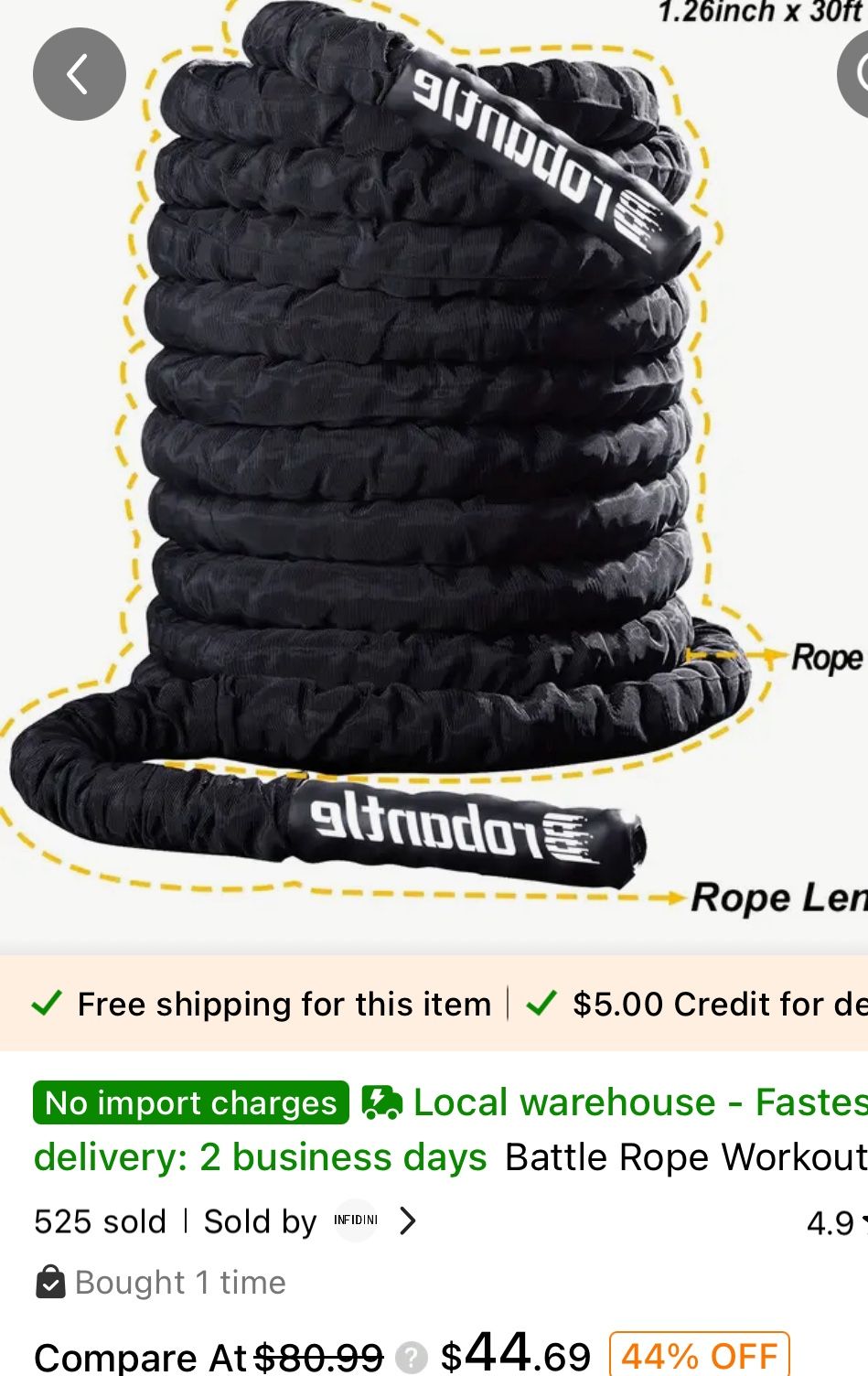 Workout Rope