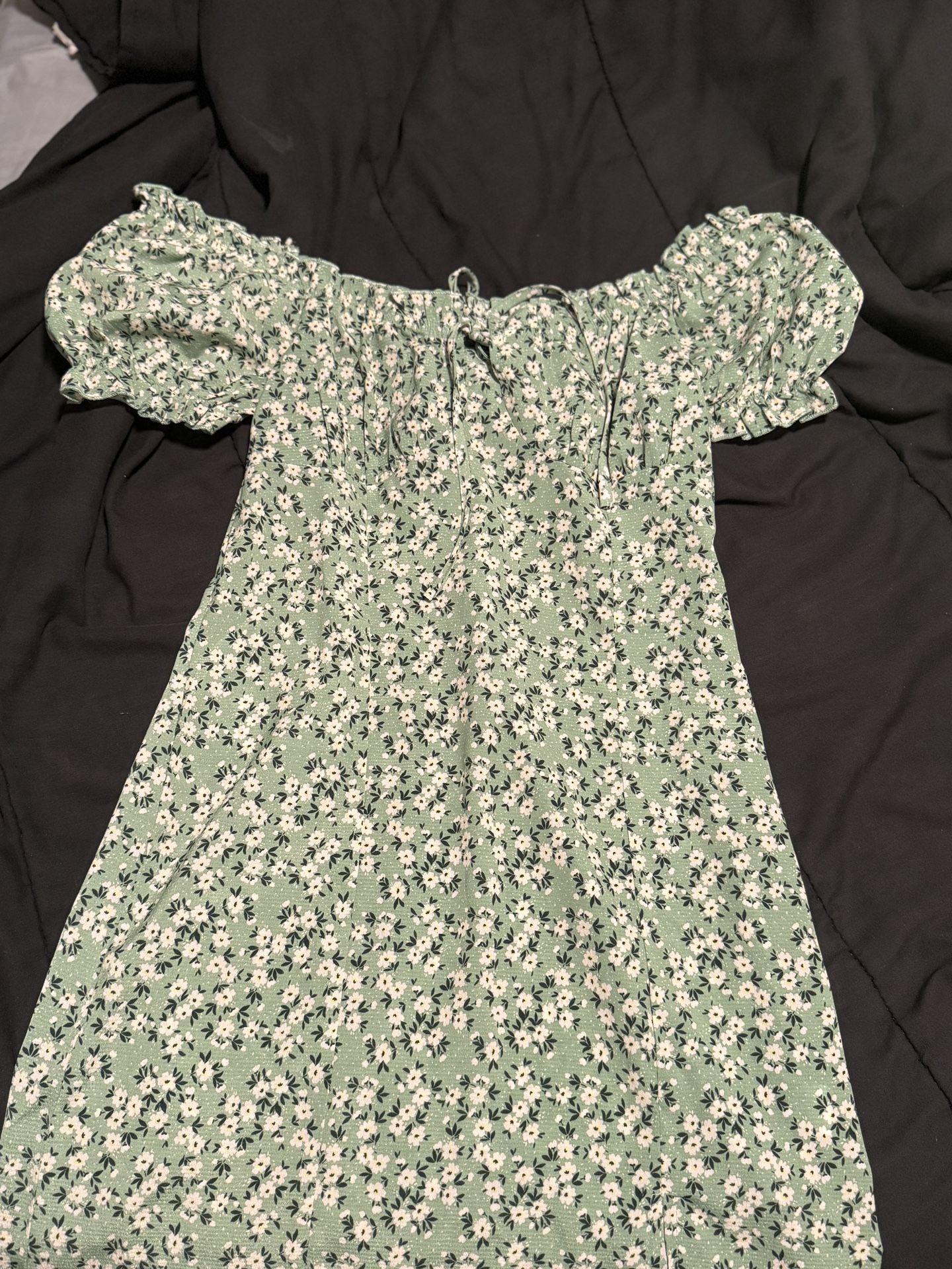Green Flower Sundress 