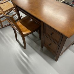 Kids Desk With Chair Solid Wood 